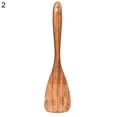 thumbnail image 2 of Spoon  Non-Stick Teakwood Wooden Spatula Spoon Household Kitchen Utensils Kitchenware, 2 of 7