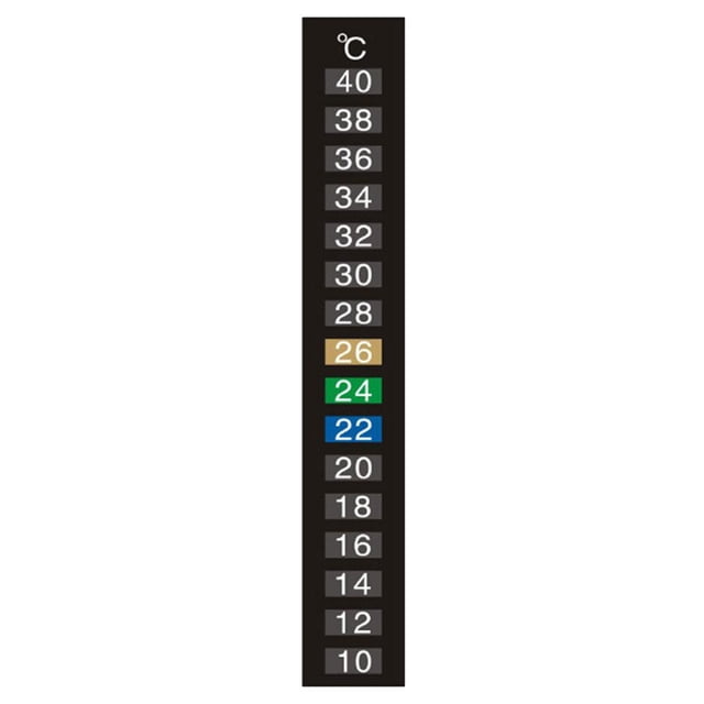 Aquarium Thermometer Sticker Fish Tank Temperature Jar Adhesive Strip Fo N9G9