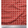 thumbnail image 1 of Soimoi Cotton Duck Fabric Stencil Floral Decor Fabric Printed Yard 42 Inch Wide, 1 of 3