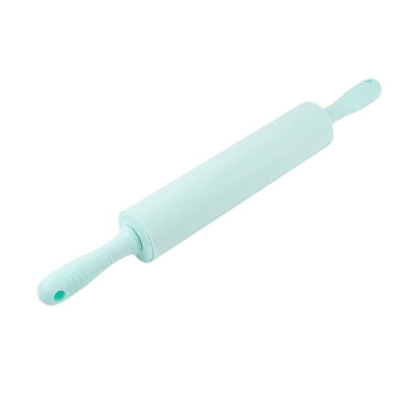 Birdeem 18 Inch Silicone Rolling Pin for Baking,Non Stick Dough Roller with Wooden Handle,Kitchen Pastry Maker for Pizza Pasta Cookies and Bread,Easy To Clean Rolling Pin for Home Bakers
