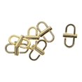 thumbnail image 1 of veasfak Adjustable Metal Buckles Chain Strap Shortener Bag Accessories Easy to Use 6Pcs 6Pcs Golden, 1 of 8