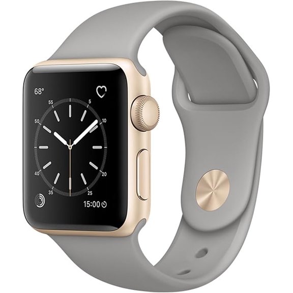 Refurbished Apple Watch Series 2 Aluminum 38mm A1757 (GPS Only, No Cellular) Gold (Grade A)
