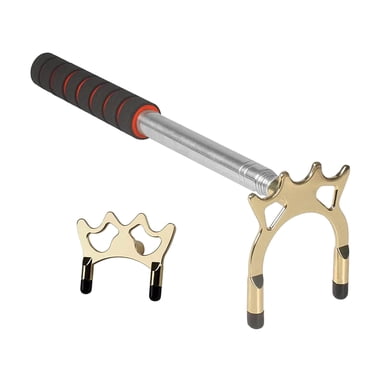TIELUTT Pool Cue Bridge Stick Retractable Cue Stick Bridge Set with Removable Bridge Heads Pool Cue Pool Cue Holder Accessories for Pool Table Length Baby Boll Volleyball Tennis Baby Football Pingpon
