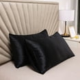 thumbnail image 2 of Satin Pillowcase for Hair Satin Pillowcase Cool Pillowcase Silk Like Solid Pillowcase for Hair and Skin Super Soft and Cool, Similar to Silk Pillowcasesilk Pillowcase for Hair, 2 of 6