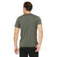 thumbnail image 2 of BELLA+CANVAS T-Shirt Jersey CVC pour Homme, 2TG, Vert Militaire Chiné, 2 of 3