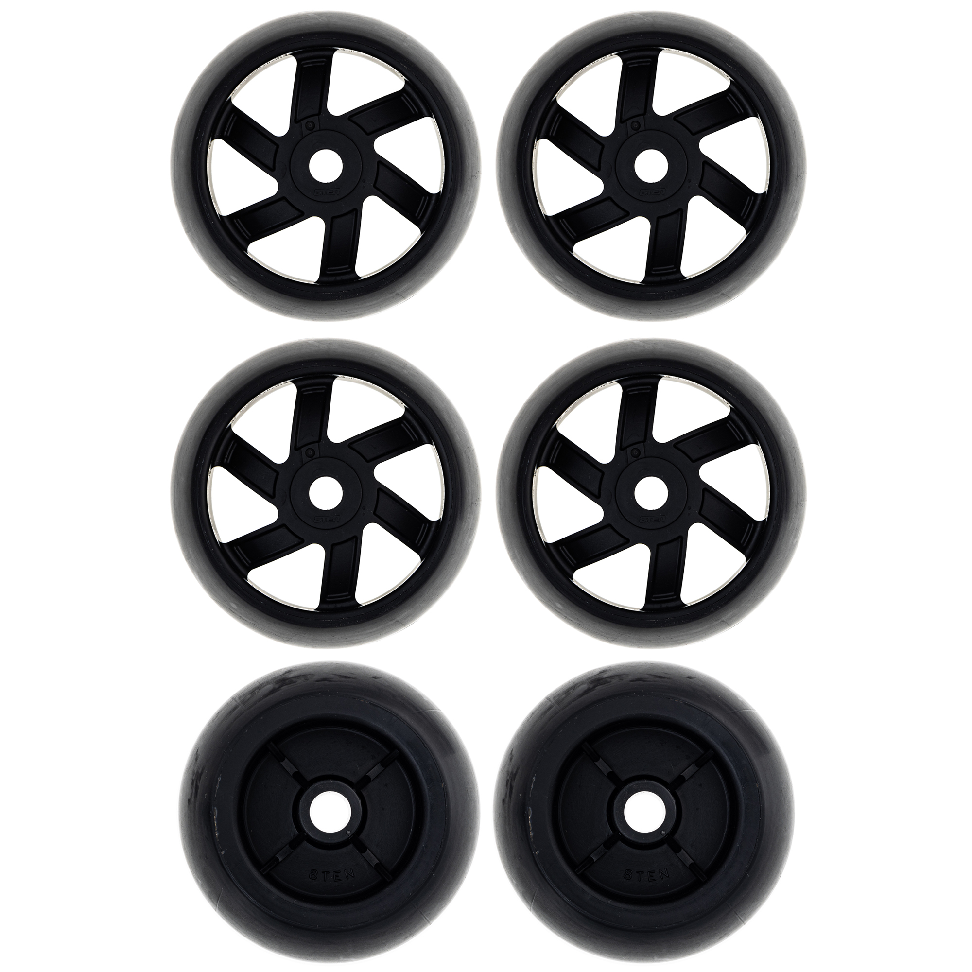 8TEN Deck Roller Wheel Kit for Husqvarna TS354 Z254F 574169601 589527301 MK1012919