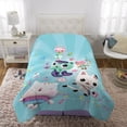 thumbnail image 1 of Gabby's Dollhouse "Paw Tastic" Twin/Full Comforter & Pillowcase, 1 of 6