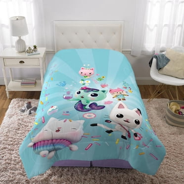 Gabby's Dollhouse "Paw Tastic" Twin/Full Comforter & Pillowcase
