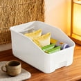 thumbnail image 2 of Under Cabinet Storage Baskets, Multipurpose Sliding Organizer Bin for Kitchen Pantry and Bathroom, Adjustable Shelving Solution for Narrow Spaces, 2 of 7