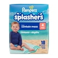 thumbnail image 3 of Pampers Splashers Swim Diapers, Size 4, Disposable Baby Swim Diapers, 3 of 22