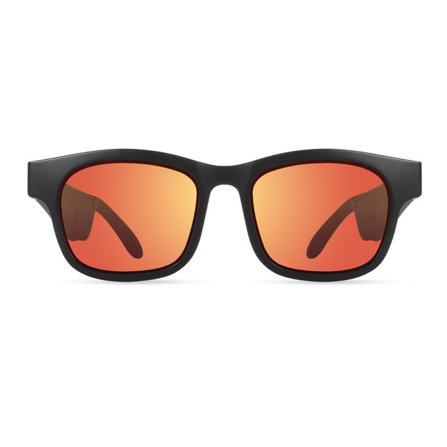 Lunettes Intelligentes Bluetooth, Lunettes de Soleil Tendance Lunettes de Soleil, Rouge