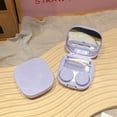thumbnail image 4 of Czzoypi Étui pour Lentilles de Contact, Boîte de Rangement Portable pour Lentilles de Contact de Voyage, Support Compact pour Lentilles de Contact pour Usage Quotidien, Gym et Activités Extérieures, Violet, 4 of 6