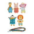 thumbnail image 1 of HILABEE Lacing Cards Gift for Boys Girls Wood Early Development Lacing Playing Games Style A, 1 of 9