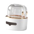 thumbnail image 4 of GROWTH TANK Modern Desktop Tissue Box Holder Napkin Holder Case Multifunctional Paper Holder White, 4 of 9
