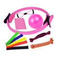 thumbnail image 1 of Almencla 11Pcs and Pilates Ball Set Workout Equipment for Pilates Pink, 1 of 8