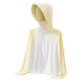 thumbnail image 2 of Mceream Chandails à Capuchon de Protection Solaire pour Enfants en Soie Glacée Upf50+ à Blocs de Couleur Coupe Ample Raglan à Manches Longues à Fermeture Éclair Chandails Rafraîchissants contre le Soleil Chaqueta de Invierno Para NiñA Jaune 5 Ans, 2 of 3