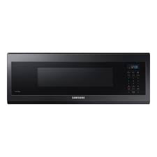 Samsung 1.1 cu. ft. Over-the-Range Microwave with 400 CFM,Wi-Fi in Fingerprint-Resistant Matte Black Steel