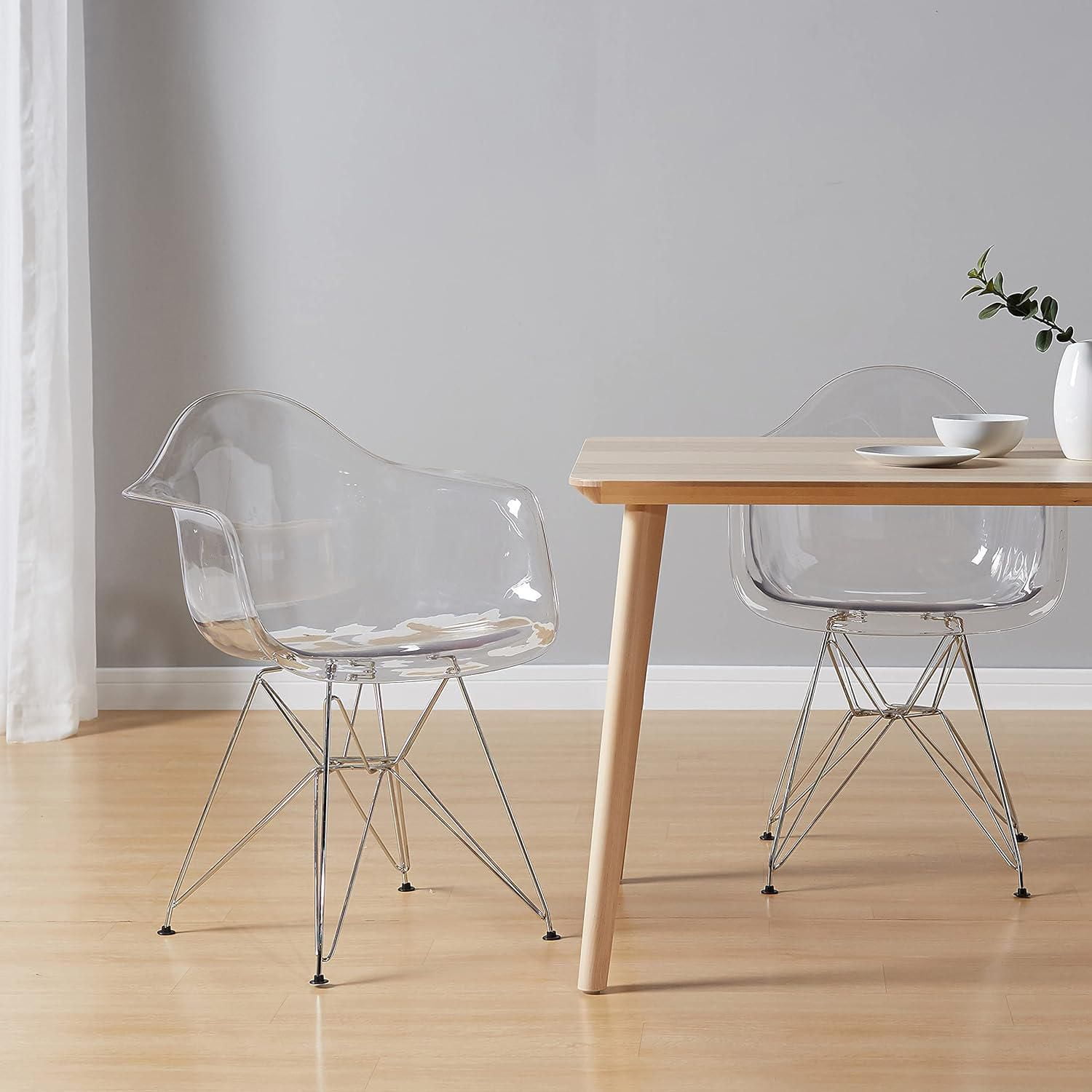 Heavenly Collection <br>Seau en Acrylique Métal Chaise Salle à Manger