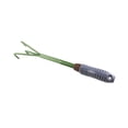 thumbnail image 2 of TIELUTT Garden Rake Three Teeth Steel Hand Rake Portable Gardening for Soil Loosening And Weeding Garden Spreader Parsley Live Self Watering Tray Vegetable Garden Bag Seeder And Spreader, 2 of 7