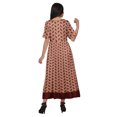 thumbnail image 3 of Moomaya Robe Kurta Imprimée Tenue d'Été Kurti pour Dames Tunique Longue Hauts pour Femmes, 3 of 5