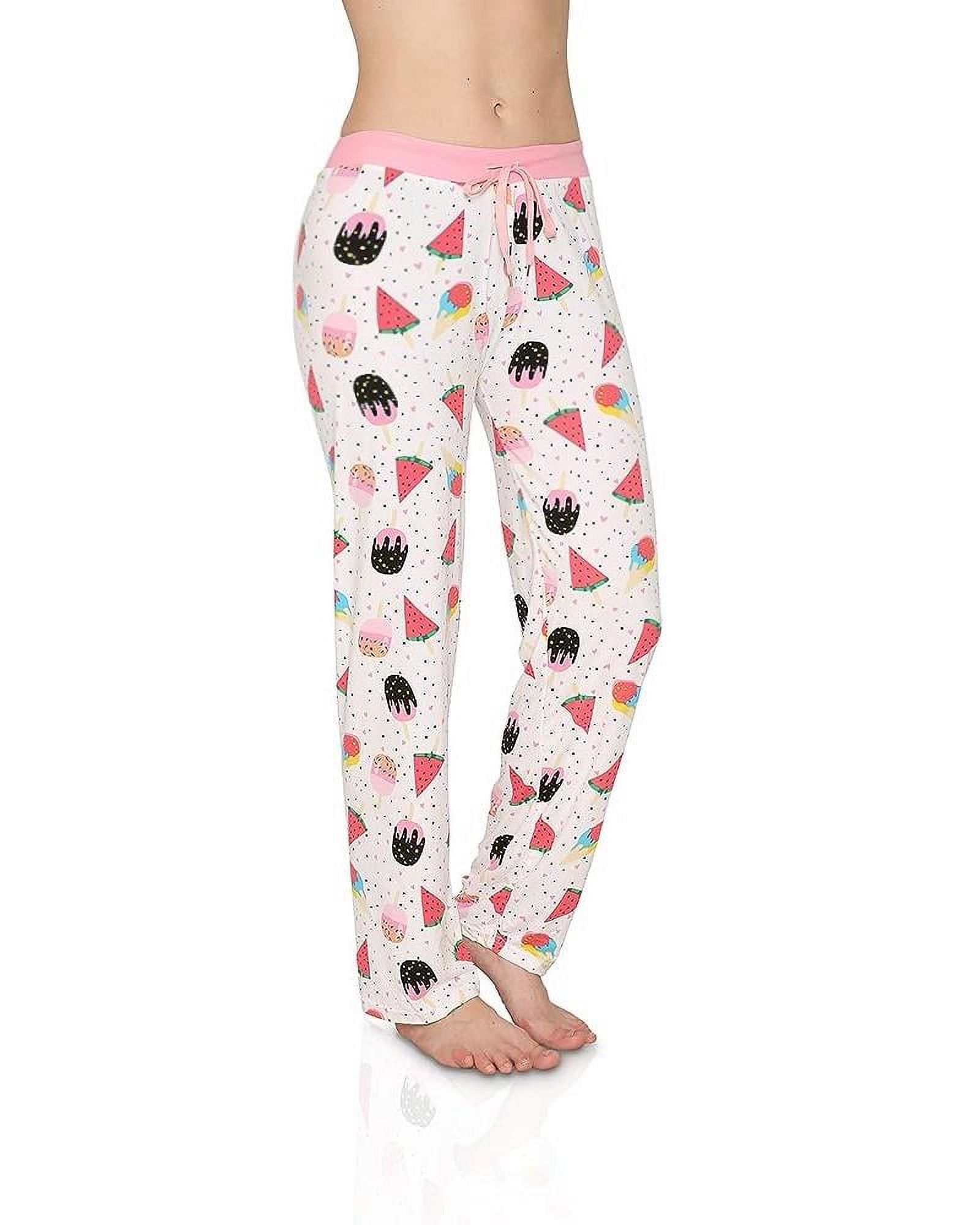 Victorias Collection Pantalon de Pyjama pour Femmes, Bas de Détente et de Nuit