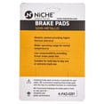 thumbnail image 2 of Niche Brake Pad for Harley-Davidson V-Rod Semi-Metallic Motorcycle 2 Pack 519-KPA2423D, 2 of 5