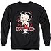 thumbnail image 3 of Betty Boop Classic Kiss Officially Licensed Adult Crewneck Sweatshirt, 3 of 3