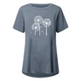 thumbnail image 4 of Pompotops Chemises Mode Décontractée pour Femmes Manches Courtes Tee-Shirt Ample Tunique Blouse, 4 of 4