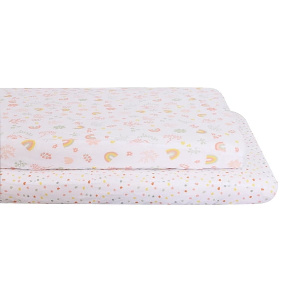George Baby 2-Pack Jersey Mini Crib Sheets