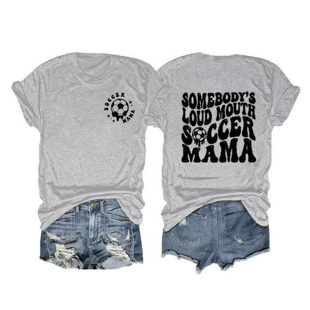 MesaSe T-shirt à Manches Courtes à Col Rond pour Femme