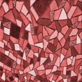 thumbnail image 1 of Ahgly Company Tapis d'Intérieur Lavable en Machine Carré Rouge Transitionnel, 7 Pieds Carré, 1 of 7