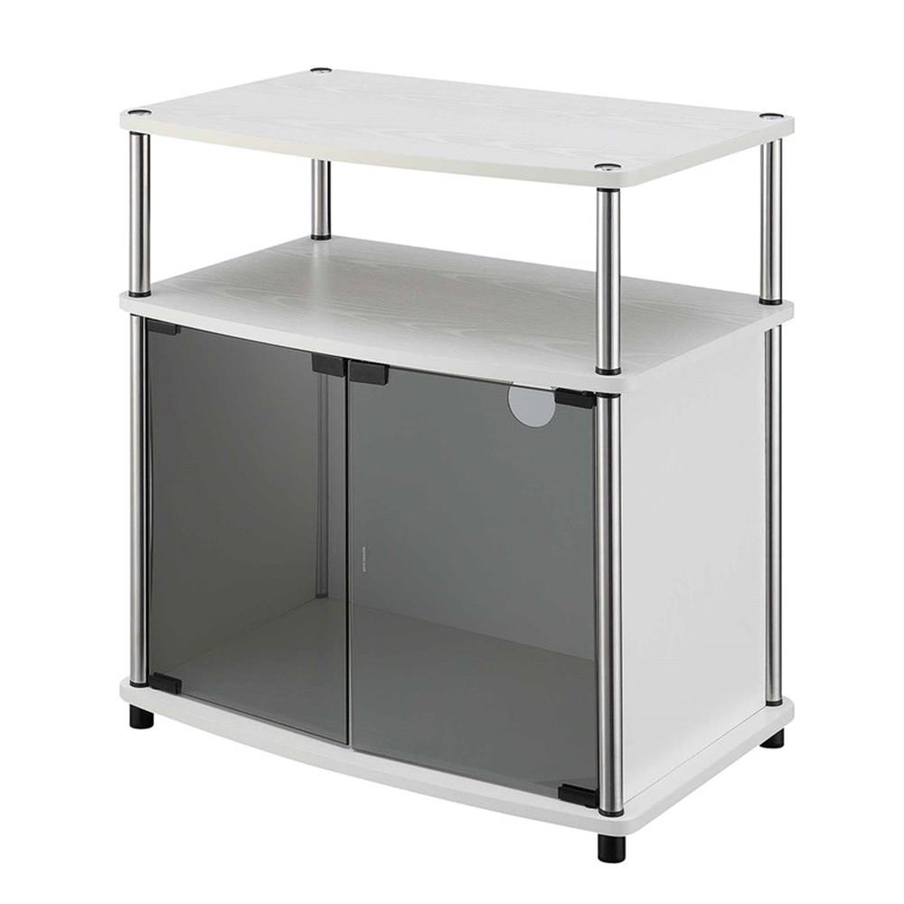 Convenience Concepts Designs2Go 25" TV Stand in White Wood Finish