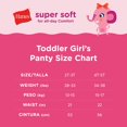 thumbnail image 4 of Hanes Toddler Girls Cotton Hipsters 10-Pack, 2/3, Assorted, 4 of 4