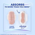 thumbnail image 4 of Always Infinity Feminine Pads for Women with Wings, Size 2 Heavy, Unscented, 4 of 6