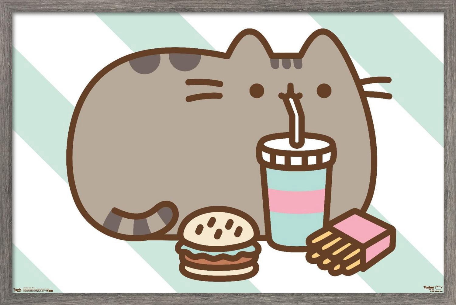 Pusheen - Food Wall Poster
