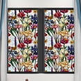 thumbnail image 2 of Rainbow Floral Static Cling Window Film Removable Decal for Glass Door Privacy No Botanical Design, 2 of 5