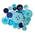 thumbnail image 3 of UNIQUE CREATIV Box of Buttons - Assorted Sizes, 65 g (2.3 oz) (bleu), 3 of 7