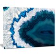 thumbnail image 1 of Tableau sur toile imprimée Design Art Geode Bleu Brazilien abstrait, 1 of 2