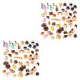thumbnail image 2 of VONKY Realistic Miniature Food Collection Safe And Durable Kitchen Accessory For Food Enthusiasts Resin Food Drink SafeDurable 2Set, 2 of 6