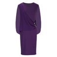 thumbnail image 4 of Robes pour Femmes 2024 Été Surdimensionnée Couleur Unie Sans Manches Décontractée Robe Débardeur à Empiècements Rabais de 50 % Liquidation!, 4 of 7