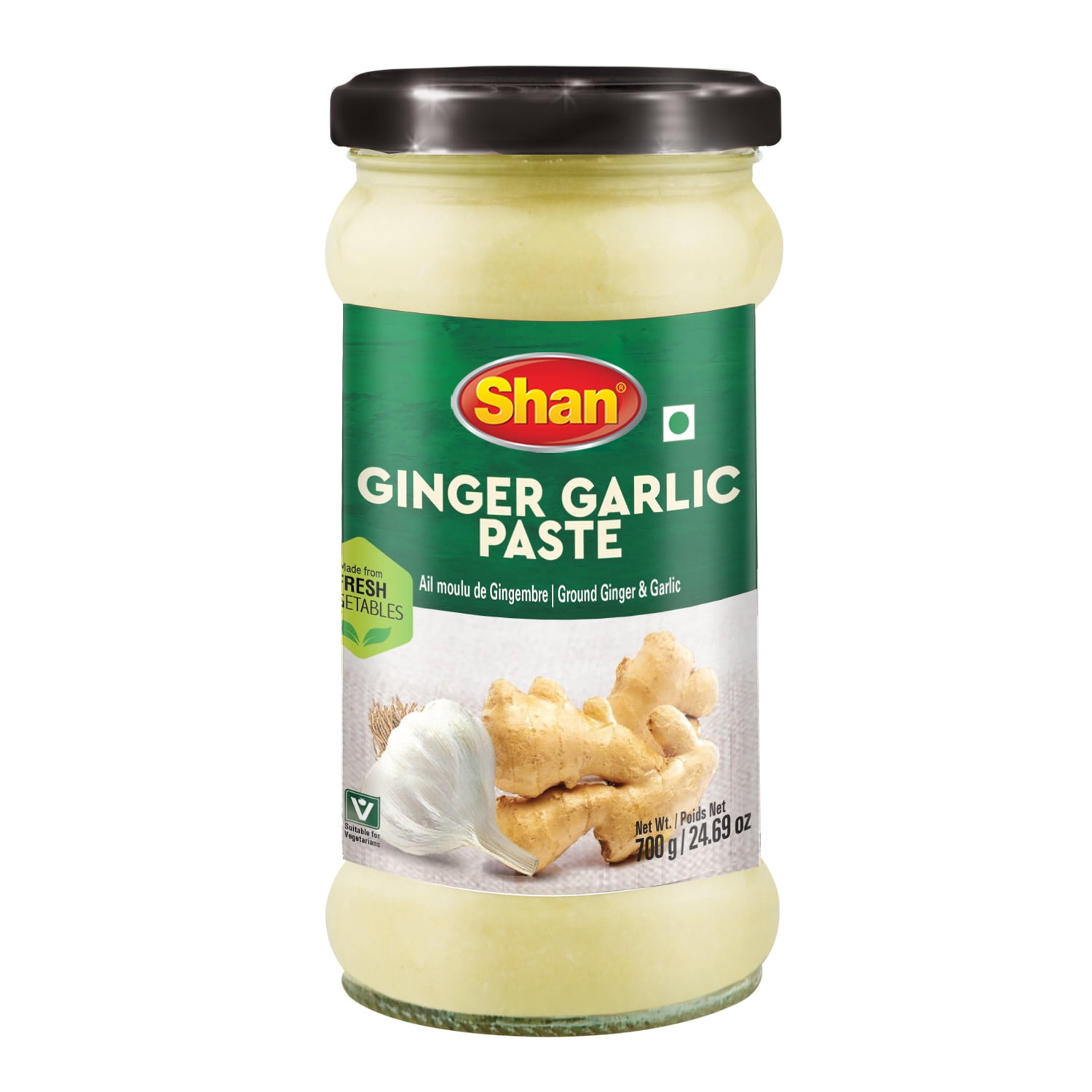 Shan Ginger Garlic Paste, 700g – Fresh & Aromatic Cooking Essential for Curries, Marinades & Stir-Fries – Smooth & Convenient Paste for Cooking