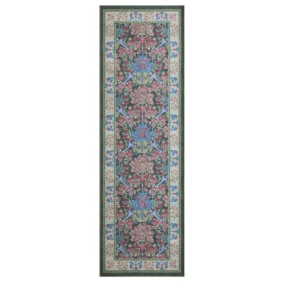 Better Homes & Gardens 30X96 Hannah Floral Fluide Vert