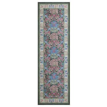 Better Homes & Gardens 30X96 Hannah Floral Fluide Vert