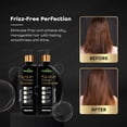 thumbnail image 3 of Herbishh Keratin Shampoo and Conditioner Set – 2 x 450ml Duo for Men & Women – Sulfate-Free, Hydrating & Strengthening for Dry, Damaged, or Color-Treated Hair – Argan Oil, Jojoba & Collagen, 3 of 7
