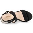 thumbnail image 4 of BLISSFUL STEP Sandales Compensées Espadrilles à Bride Arrière à Brides Croisées pour Femmes, 4 of 7
