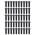 thumbnail image 2 of Pan Machine  Fastener 50pcs DIN 7985 Steel Pan Head Machine Screw Fully Threaded Black Zinc Plated  Fastener, 2 of 8