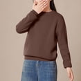 thumbnail image 2 of Timegard Winter Baby Clothes Fall Boy Girls Knit Comfy Warm Pullover Casual Loose Kids Solid Color Tops, 2 of 6