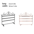 thumbnail image 3 of tredstone Earrings Display Holder Multi Layers Metal Hanging Rack Double Side Jewelry Storage Organizer Stand Bracket for Travel Black, 3 of 6