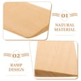 thumbnail image 3 of TABLZONE Wood Threshold Ramp for Home Brown Sturdy and Durable Door Ramp with Sleek Design 4.5 x 6.7 inches, 3 of 8