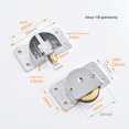 thumbnail image 1 of Old-fashioned Wardrobe Pulley Up And Down Rail Wheel Sliding Door Wheel, 1 of 9